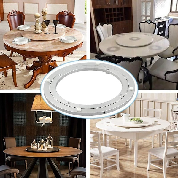 Tungt 6 Tums Aluminium Lazy Susan Rotationsfatlager för Matbord