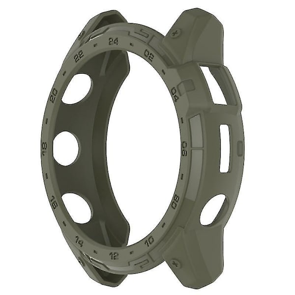 Silikonfodral, mjukt, transparent, till Garmin Fenix 7X 6X 5X Tactix 7 6X Pro Enduro 2, blå