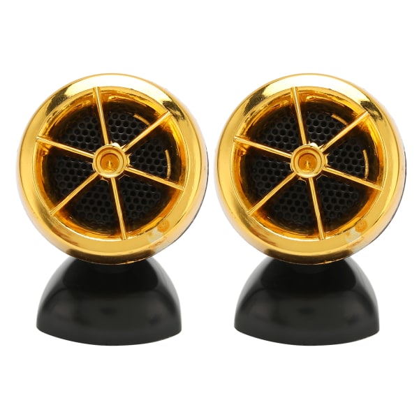 2kpl Dome Diskantti kaiutin 1200W Erittäin herkkä universal auton äänijärjestelmille Gold