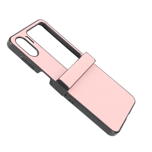 Vikbart telefonfodral reptåligt vikbart telefonfodral för Oppo Find N2 Flip Pink