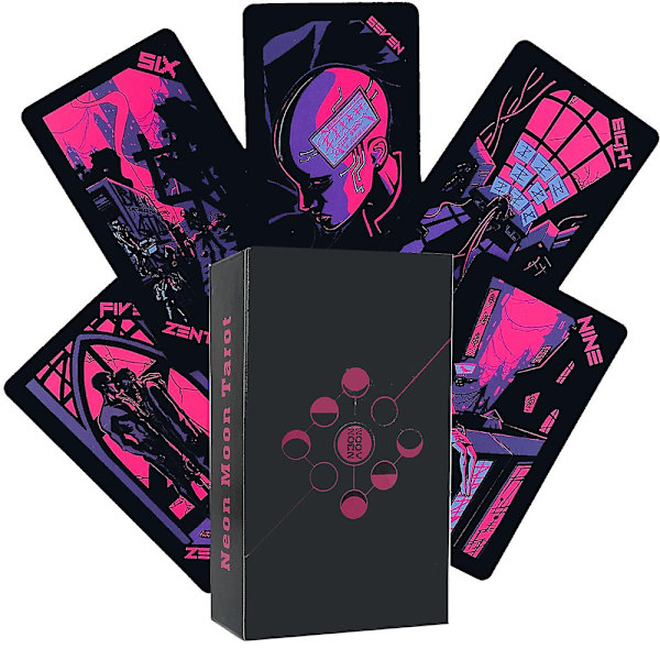 Neon Moon Tarot -pakka oraakkelikortit