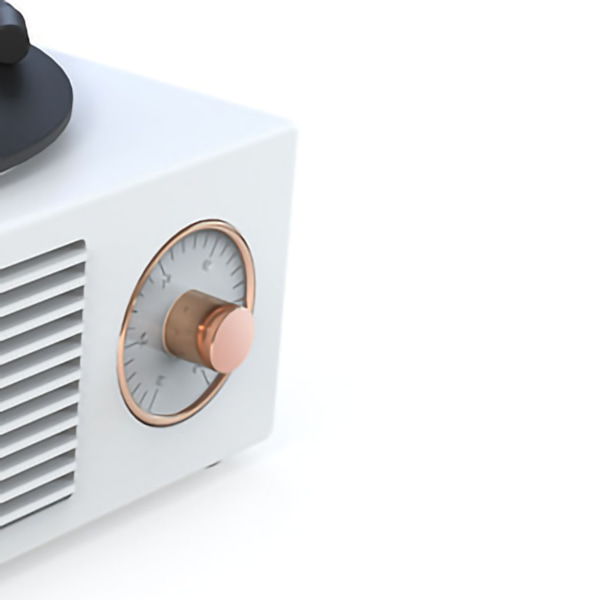 Mini Bluetooth-kaiutin Innovatiivinen Retro Kannettava Langaton Bluetooth-kaiutin Rikkaan Basson ja HD-äänen kanssa Elegantti Valkoinen