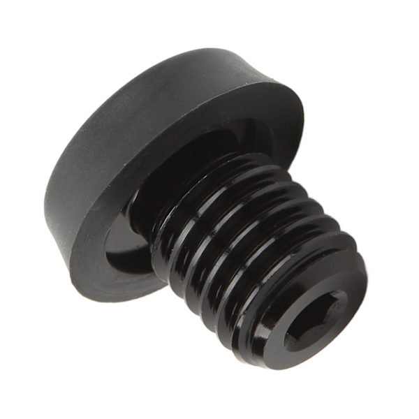 Billiard Cue Bottom Cover Aluminium Alloy Plastic Rear Plug Pool Stick Bumper Protector Black