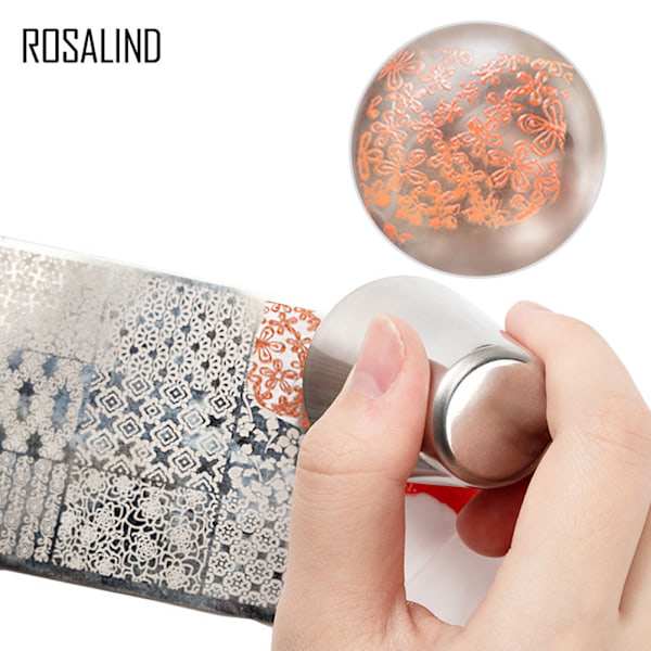 Kynsileimasin ja kaavin pehmeästä silikonista, läpinäkyvä leimasin, DIY-kynsien leimaustyökalusarja N5322
