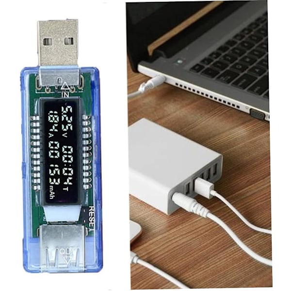 USB Spänningstestare Digital Strömtestare Laddare Spänning Ström Spänningstest Hastighet Effektmätare Testare USB Strömtestare USB Spänningstestare