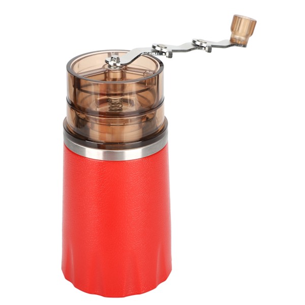 4 i 1 Multifunksjonell Kaffeemaskin Kaffeemaling Kopp Manuell Bønne Kvern Kaffe Tilbehør Rød