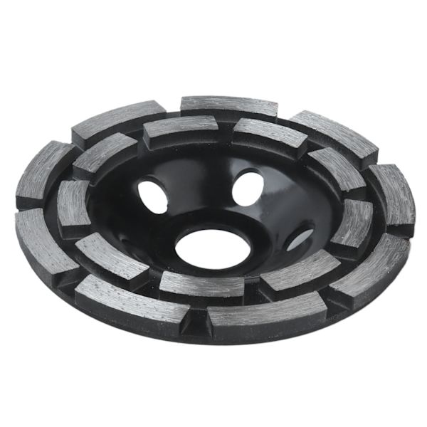 Diamantslibningsskive Slibeskive Sæt med lav vibration Sort til sten BetonDiameter 115mm