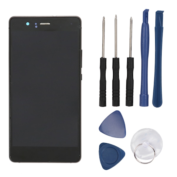For Huawei P9 Lite skjermmontering LCD Digitizer skjermmontering erstatning med ramme for Huawei P9 Lite