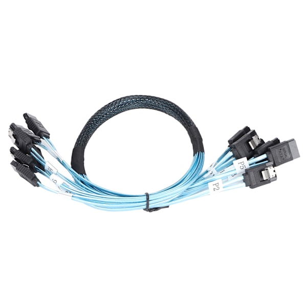 SATA-kablar 7 stift Snabb hastighet 6 Gbps Mini Använd enkelt 6 trådar Hög hastighet SATA-kabelset för dator