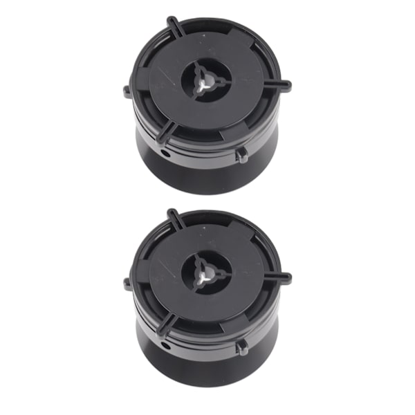 1 par NAB-navadaptere Professionel poleret aluminiumslegering 10 tommer åbner til Studer ReVox til Akai til Teac Sort