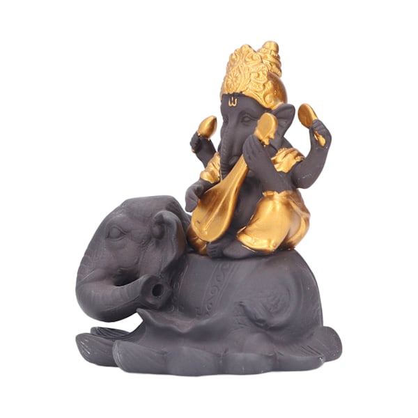 Tilbagevendende røgelse brænder Pipa elefant lilla sand guld tegning bærbar størrelse stress relief insence vandfald