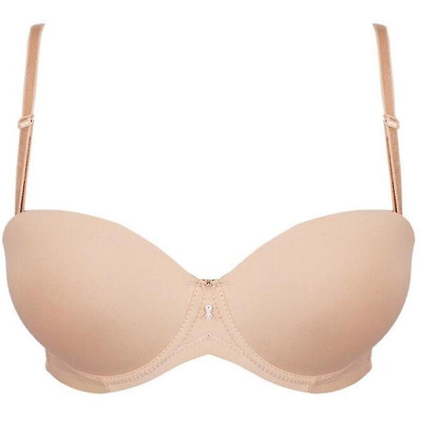 Sexig Justerbar Push-Up BH med Vaddering - Hudfärg