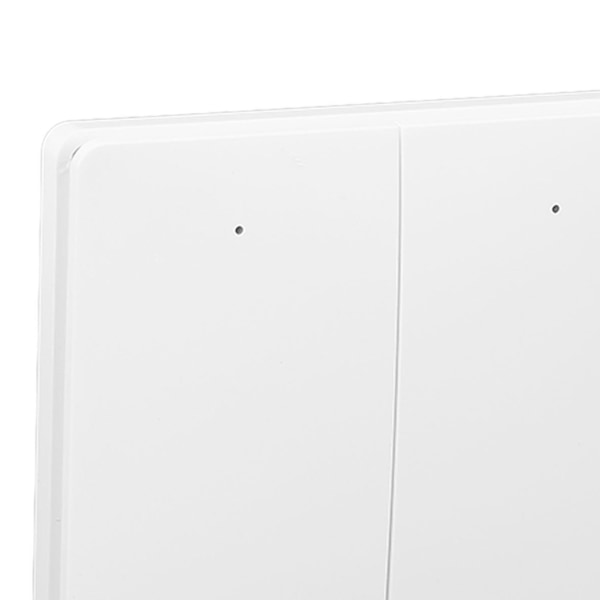 2-knaps WiFi-afbryder til ZigBee APP-kontrol, selvdrevet trådløs lysafbryder til boligbelysningssystem