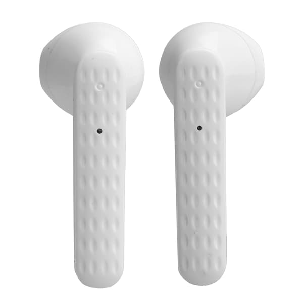 Q8 Trådløse Bluetooth-øretelefoner 5.1-øretelefoner med digital mængdevisning til sport Hvid