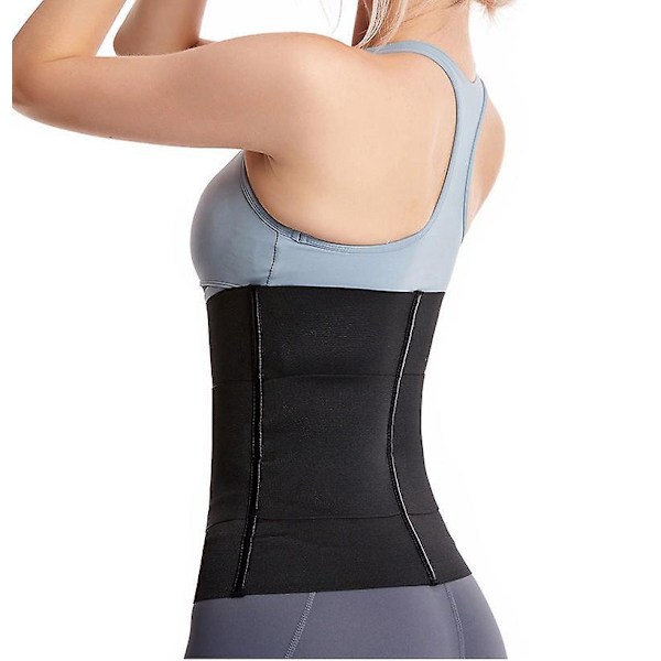 Plus Size 7 Stålben Neoprene Sauna Talje Træner til Kvinder Lynlås Gørdel Trimmer Bælte
