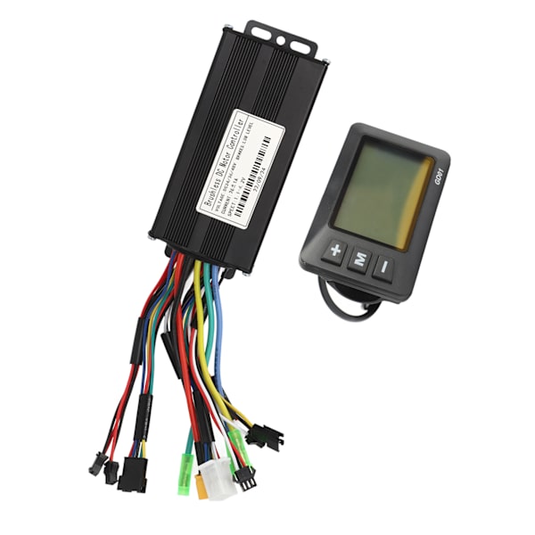 Elektrisk cykelkonverteringssæt 24V 36V 48V 500W‑750W 26A 3-tilstandscontroller GD01 LCD-display til elektrisk cykel scooter