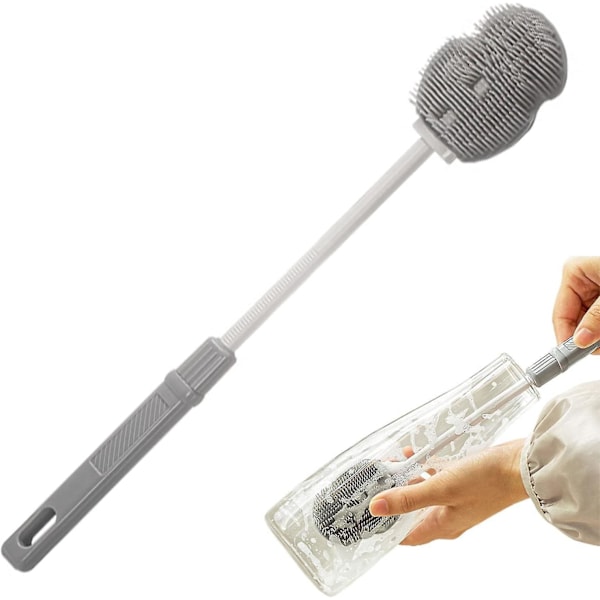 Justerbar Babyflaskkare med Spjutborste och Tvättsvampar