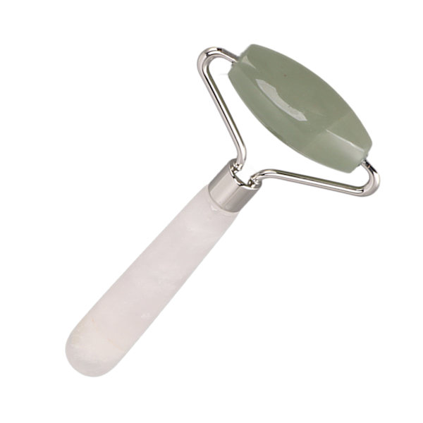 Jade Roller Handgjord Hudstramande Finpolerad Reducerande Puffiness Ansiktsmassager Roller Ansiktsroller Hudvård