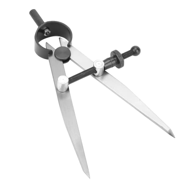 Justerbar Læderkompasværktøj med Vinge til DIY Håndarbejde (105mm)