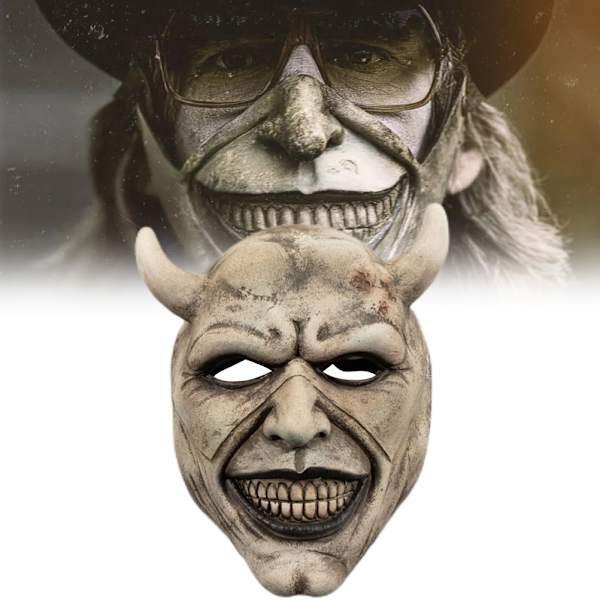 Kauhuelokuvahahmon cosplay-naamio Lateksi Naamio Halloween-asu Puku Rekvisiitat Juhlat Koristeet