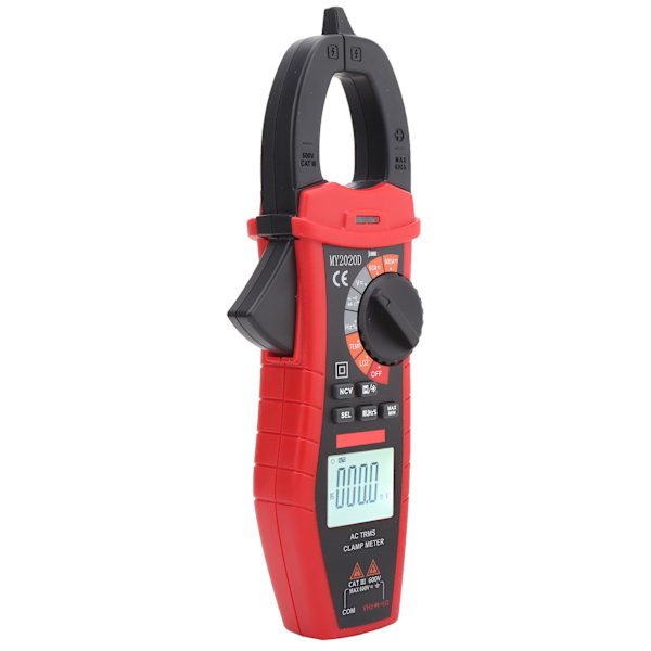 Digital Clamp Multimeter Håndholdt LCD Display DC AC Strøm Tester Meter MY2020D