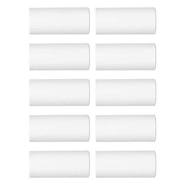 10 stk. Udskrivbare papirruller Hvid Udskrivbar termopapir Tykt papir Termopapirruller til lille printer