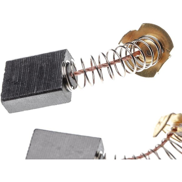 2x Motor kulbørster 6,5 x 13,5 x 17 mm kompatible med Makita 9609NB, 9609NG, GA7000 elværktøj