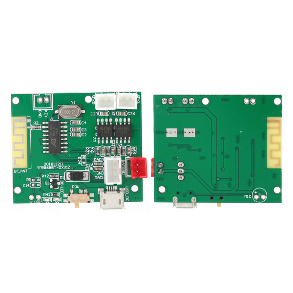 1 par effektforstærkermodul forstærkerkort Audio Stereo Lydhøjttaler til Bluetooth 5.0 TWS 3.7‑5V
