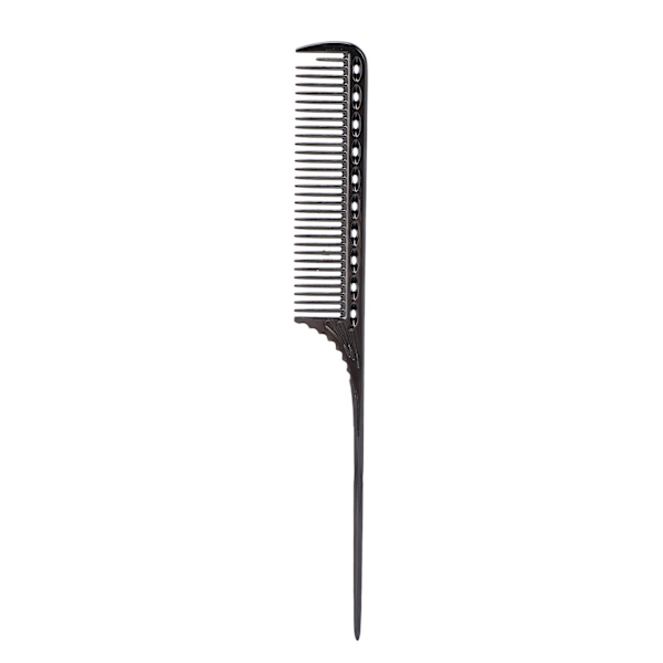 Profesjonell rottehale hårkam frisørsalong stylingkam barber aluminium metallkam svart