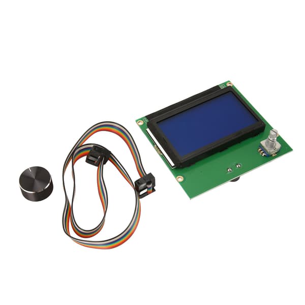 LCD-skjerm for 3D-skriver med båndkabel for Ender 3-serien DIY LCD-kontrollmodul