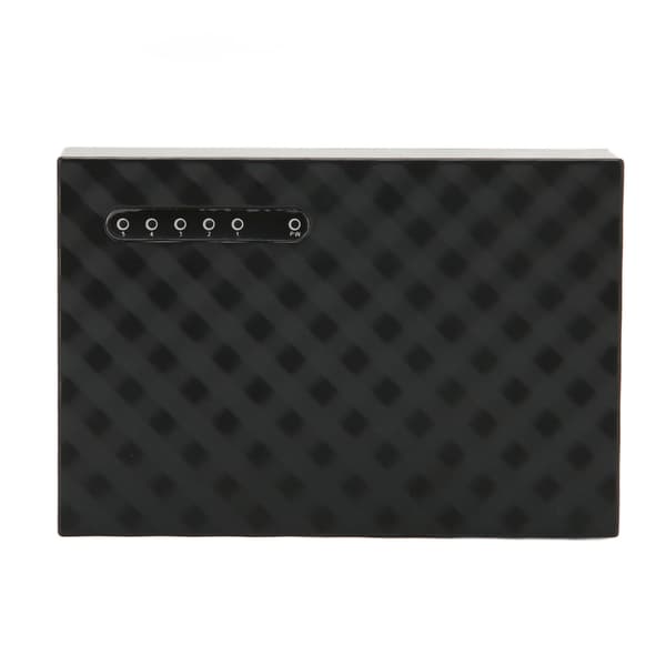 Netværksswitch 1000M 5 Port Selvtilpassende LED Panel Computer Gigabit Ethernet Netværksswitch 100‑240V EU Stik