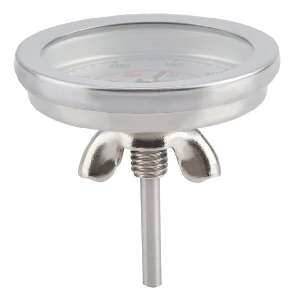 100~700℉ BBQ Grill Termometer Temperaturmåler Analog Skive Dobbelt Skala