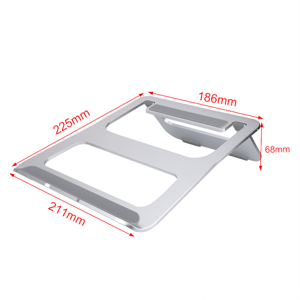 Sammenleggbart stativ for bærbar PC med rask varmeavledning