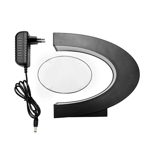 C-formet magnetisk svevende fotoramme Hjemmekontor Dekor Gave (EU-kontakt)