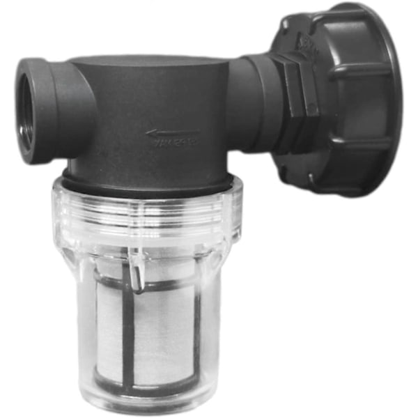 IBC Tank Adapter Ventil Kran Plastkran Slanganslutning Ton Fat Koppling Adapter för Regnvattenuppsamlare Kopplingsutlopp 12X12.5X7.5cm