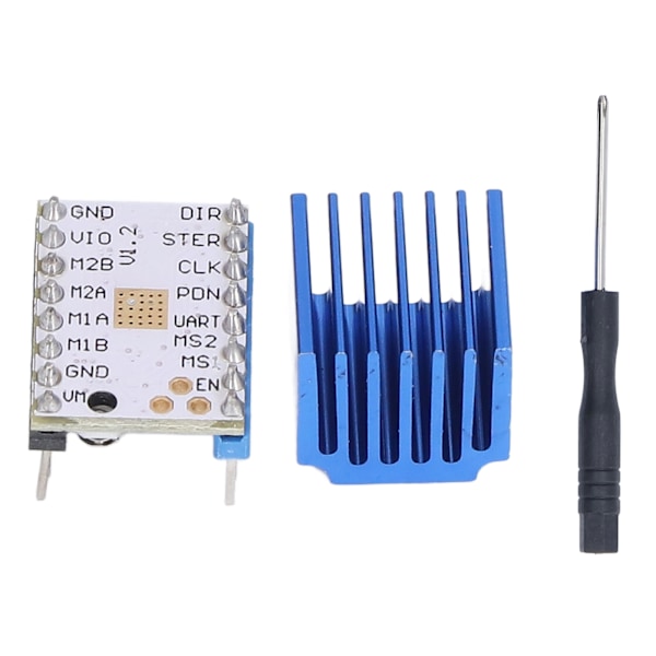 TMC2208 V1.2 Steppermotordrivermodul Controller Plast 1.4A 3D-printerdriverkort