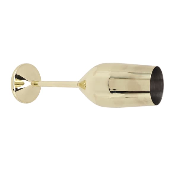 Vinglas i rustfrit stål Smukt elegant metal champagneglas til middage fester guld