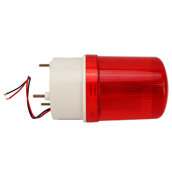 Teollinen LED-pyörivä vilkkuva varoitusvalo, sähköinen pyörivä signaalivalo, hiljainen hälytys hätätilanteisiin, punainen, 220 V