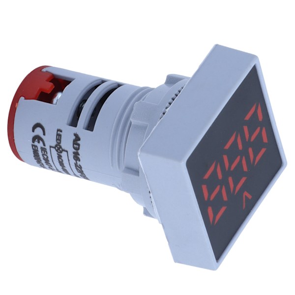 AD16‑22FSV Frostad panel digital spänningssignalindikator spänningsmätare indikator 60~500V AC röd