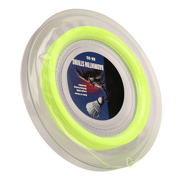 POWERTI Badminton Racket String Hög elasticitet Slitstark Resin Fiber Ersättningslinje för reparation Fluorescerande grön
