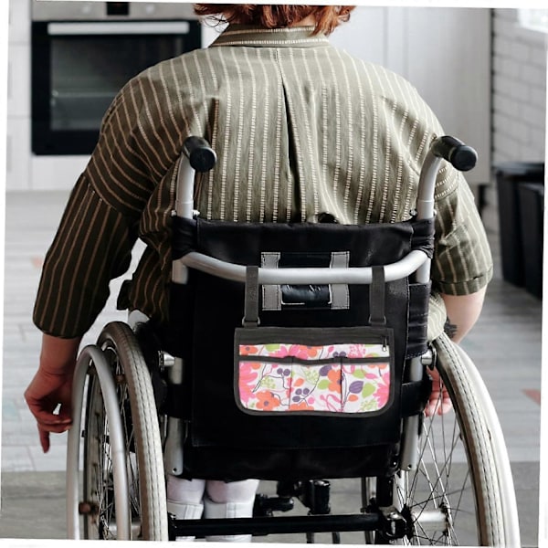 Pyörätuolin laukku Pyörätuolin käsinojan sivulaukku Rollator riipputasku Pyörätuolin kantolaukku Ulkokoriste