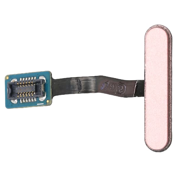 Hemknappskabel Telefon Fingeravtryck Touch Identifiering Flexkabel för S10E G970 Ersättning Rosa
