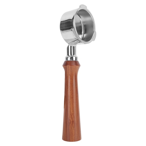 51mm Bundløs Portafilter i Rustfrit Stål 3 Ører Bundløs Filterholder Portafilter med Træhåndtag til Kaffe Maskine Reservedel Style 1