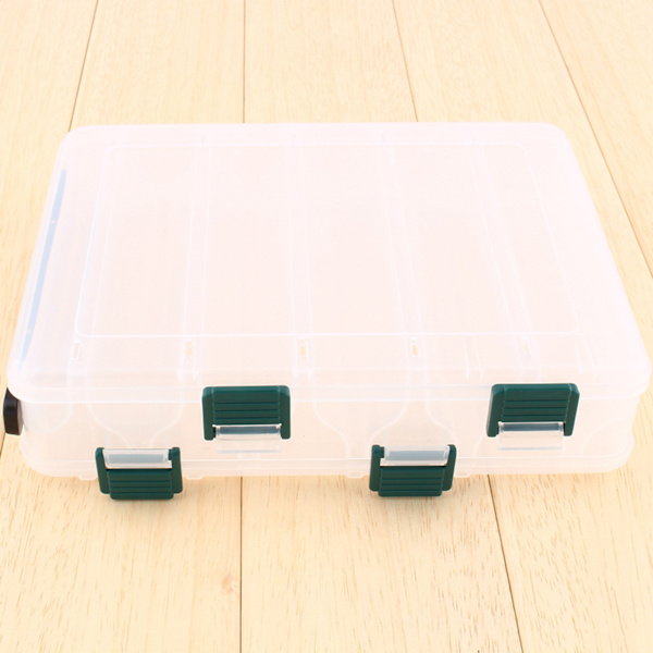 12 rom Fiskekoffert Lure Box Takle Tosidig oppbevaring Plast Stor