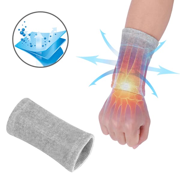 4-sidig elastisk absorberande svett Sport Ultratunn stukningsskydd Handledsskydd Unisex Basketboll Handledsskydd