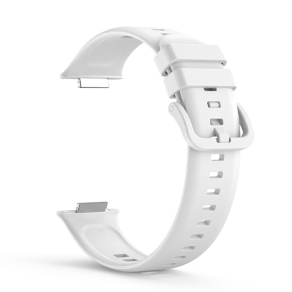 Smart Watch Ranneke Silikoni Säädettävä Älykellon Rannekoru Huawei Watch Fit 2 White