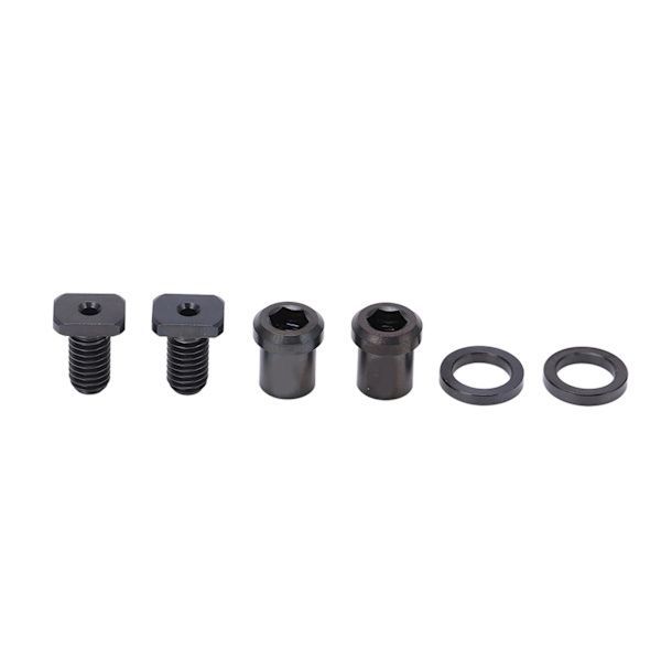 RISK 6 st/låda Mountainbike Titanlegering Bult Kit för Shimano Cykel Uppgradering Delar Svart (6 st/låda)