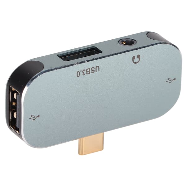 USB C-adapter Universal USB C til 3,5 mm lydadapter Hovedtelefonstik Opladningsadapter