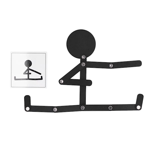 Stickman Legetøj Træning Koordination Burr Fri Sort Lind Materiale Pædagogisk Puslespil Legetøj til Over 3 År Gamle