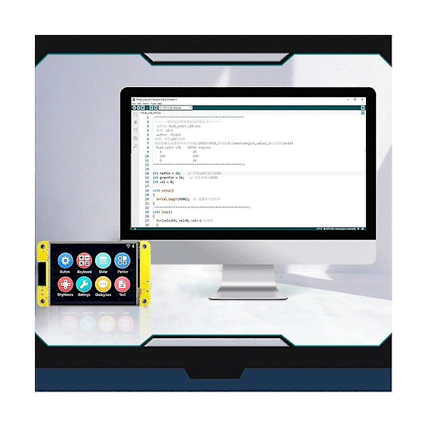 Esp32 Utvecklingskort Wifi Bluetooth 2.8 Tum 240x320 Smart Display Tft Modul Pekskärm-B5